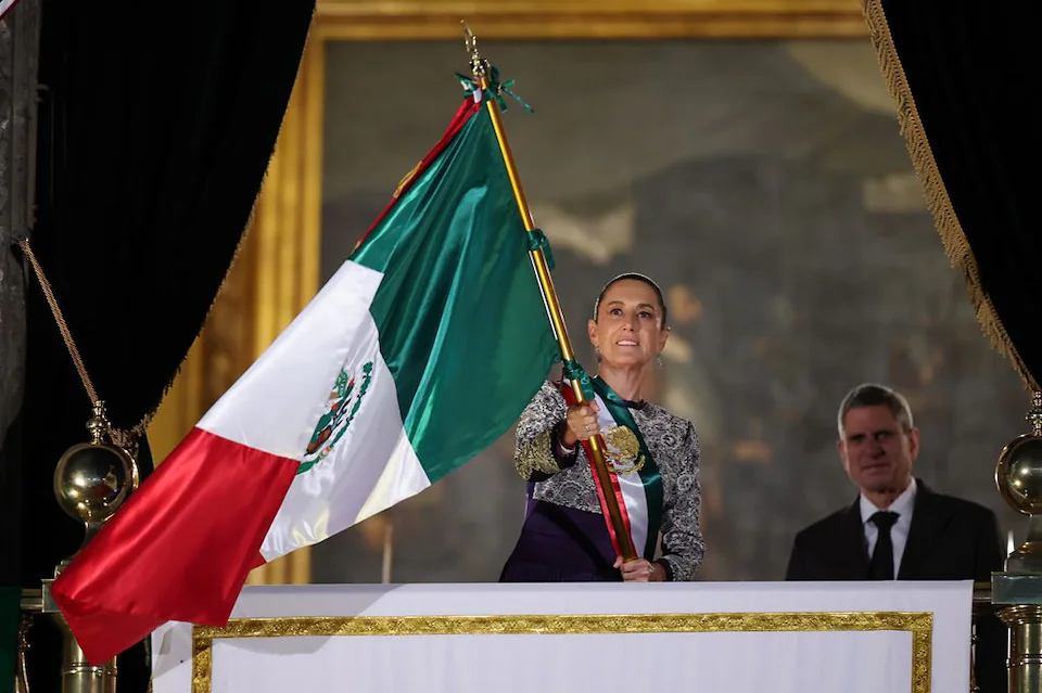 Claudia Sheinbaum encabeza por primera vez el Grito de Independencia
