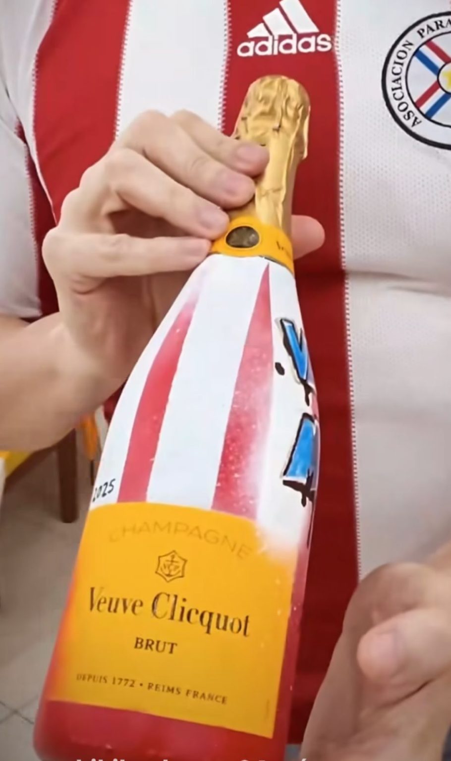 Edición de lujo: Veuve Clicquot con arte paraguayo