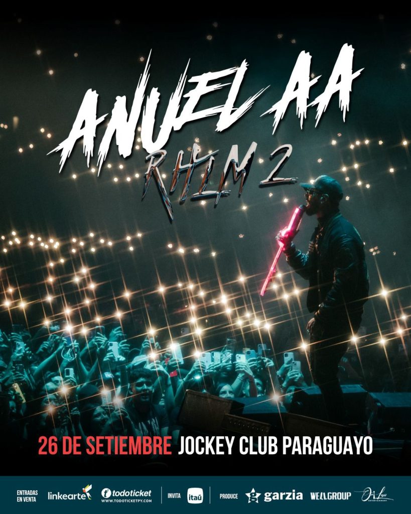 ¡Confirmado! Anuel AA regresa a Paraguay con su gira ”Real Hasta la Muerte 2 Tour”