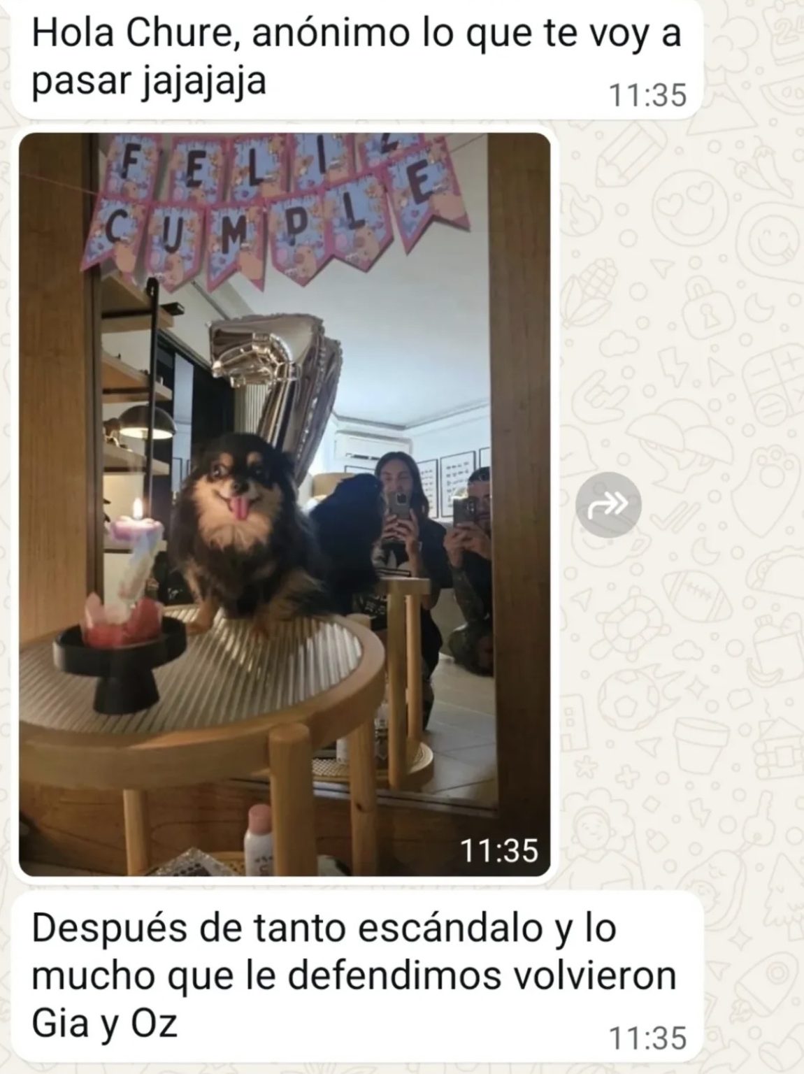 Gia Alfieri reaparece junto a su ex Oz Montanía y genera revuelo