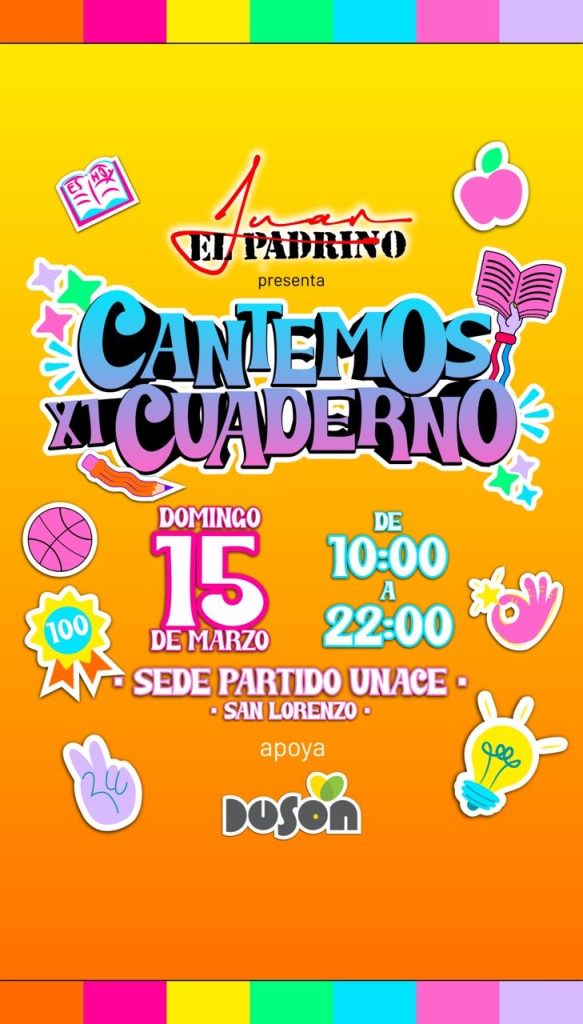 ¡Música y solidaridad en un mismo escenario! Juan El Padrino lanza Cantemos por un Cuaderno