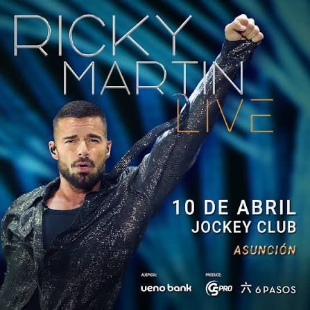 ¡Ricky Martin vuelve a Paraguay después de 15 años!