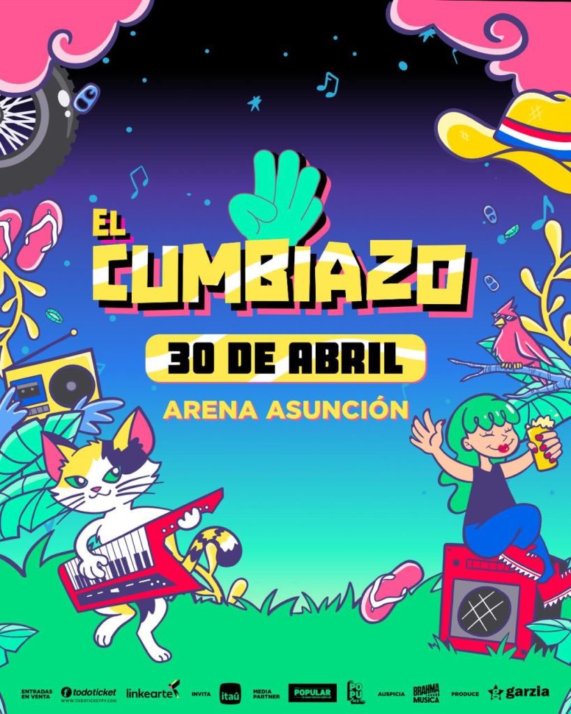 Se viene CUMBIAZO 4! La fiesta de la cumbia llega a Arena Asunción