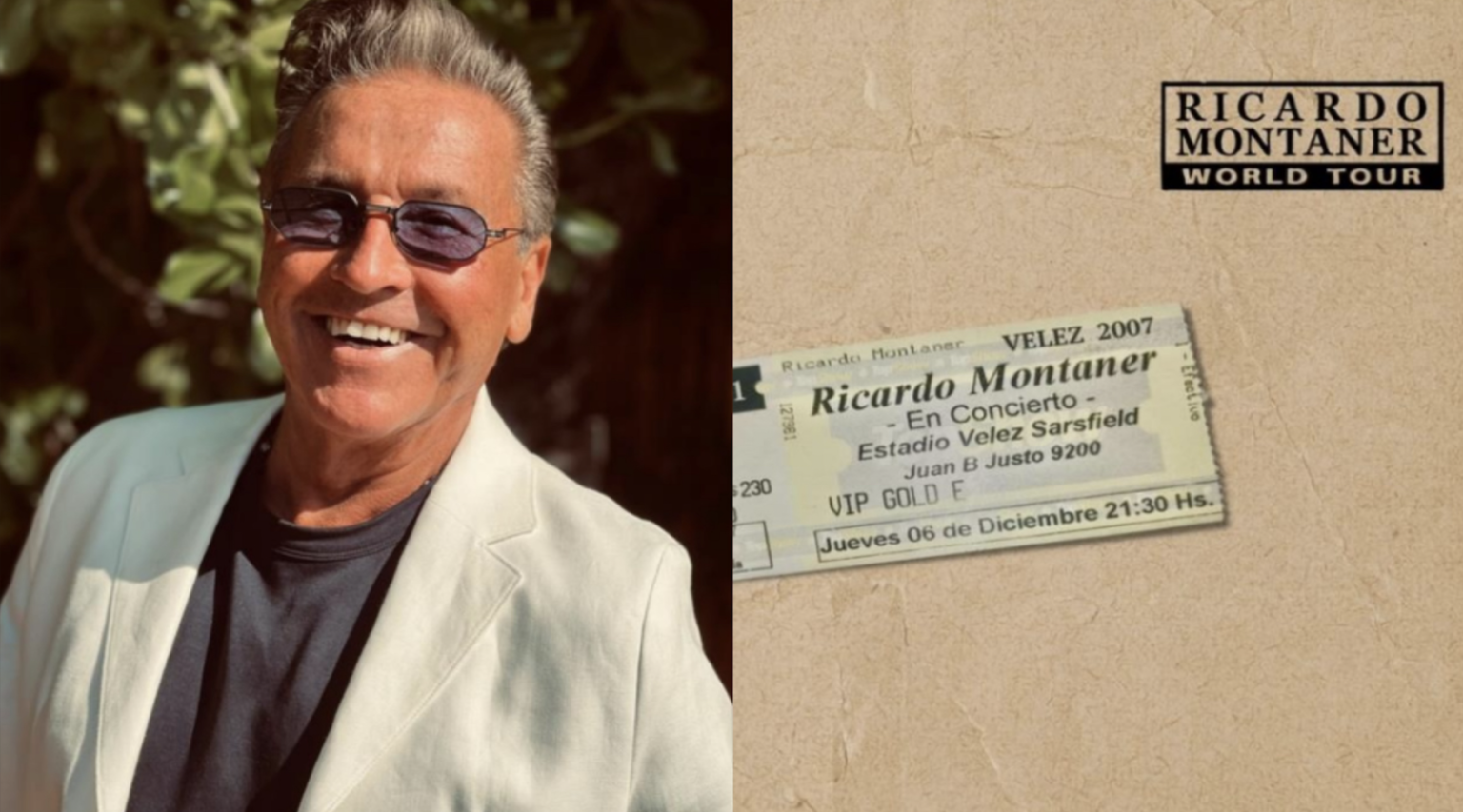 Ricardo Montaner revive su histórico show en Vélez con el lanzamiento de su primer álbum en vivo