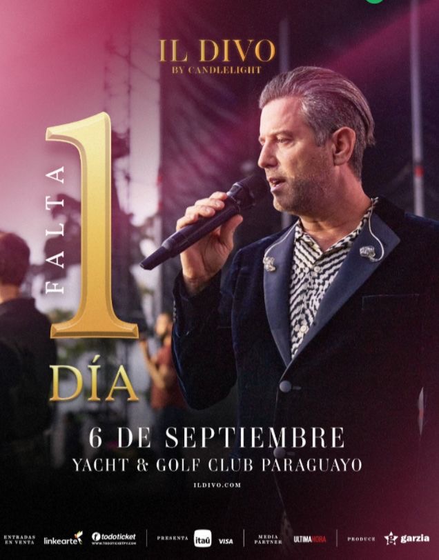 IL DIVO ilumina Asunción este sábado