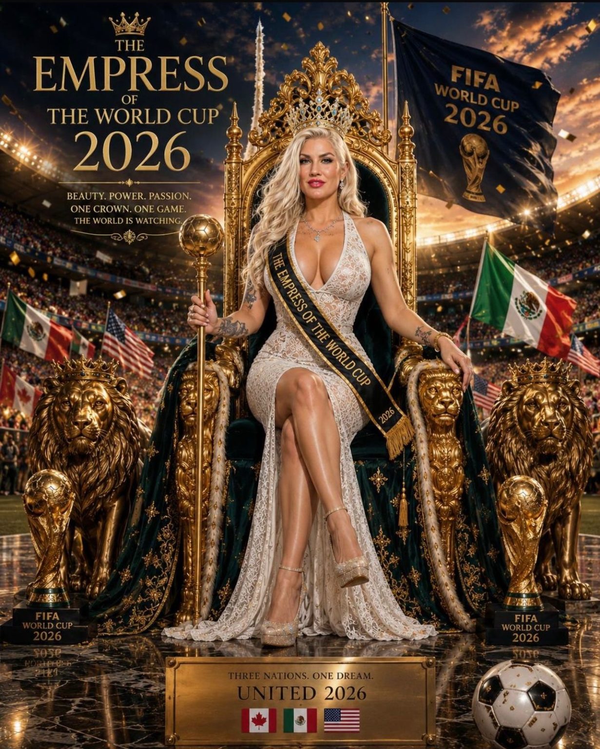LILIAN RUÍZ SE CONVIERTE EN “THE EMPRESS OF THE WORLD CUP” EN ESTADOS UNIDOS