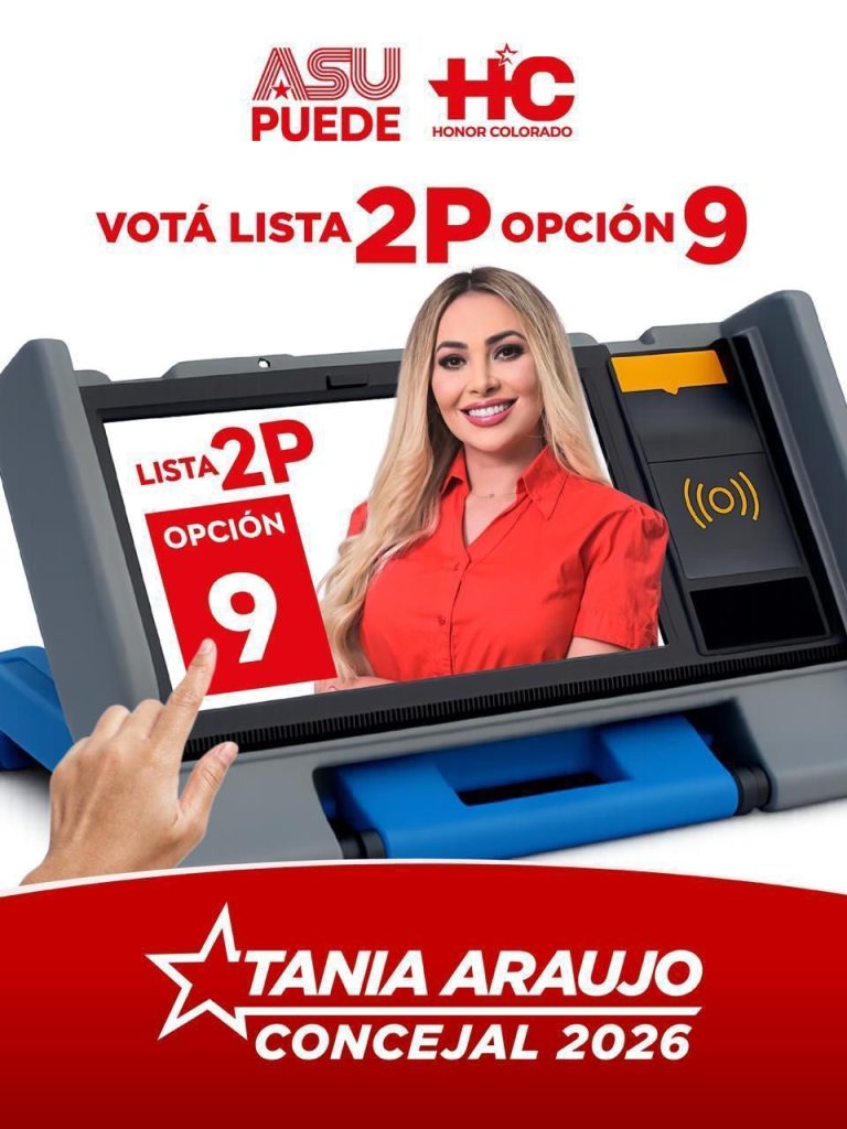 “ASU PUEDE”: TANIA ARAUJO APUNTANDO A LA CONCEJALÍA 2026